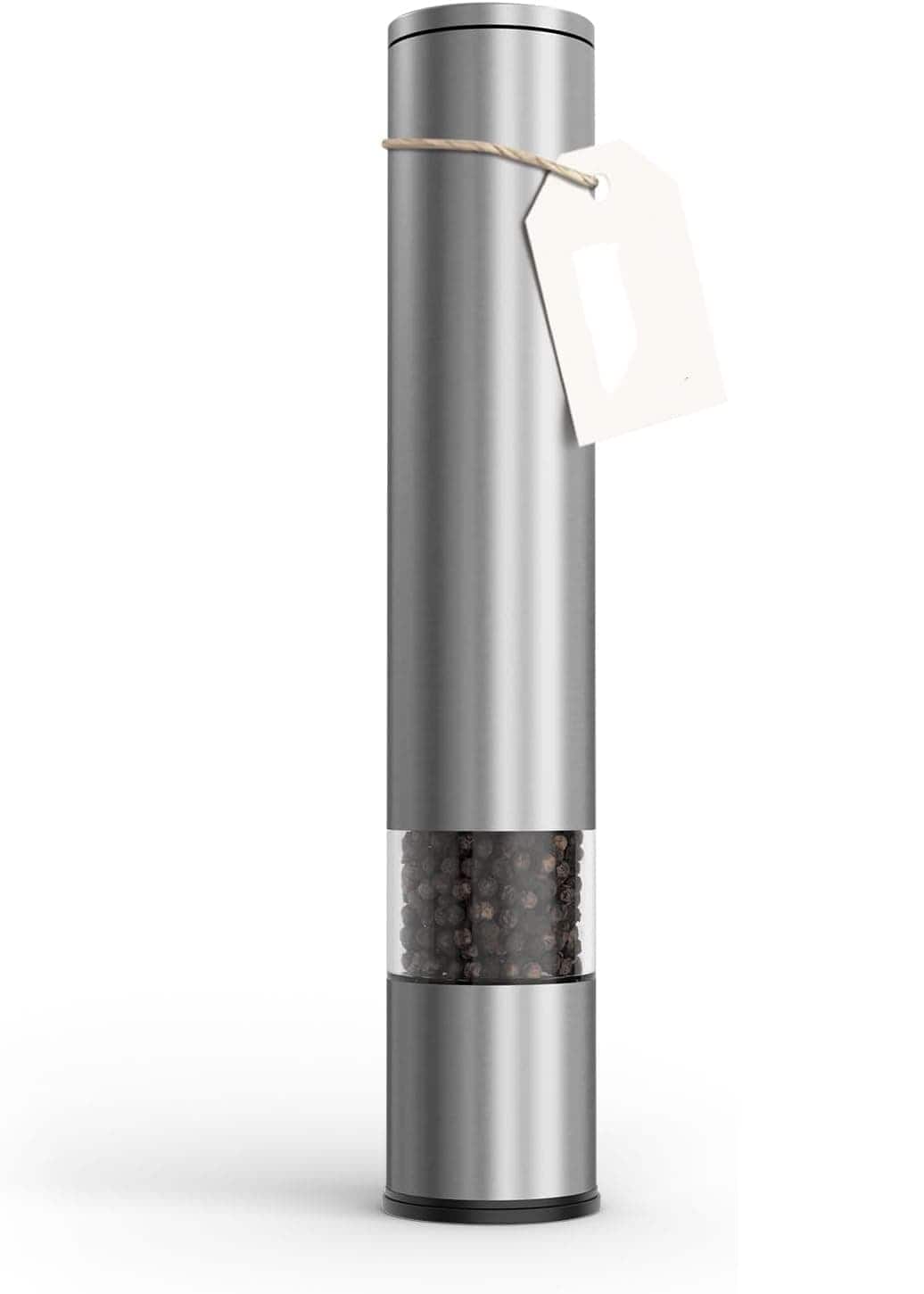 FINEAK - Manual Salt and Pepper Mill with Adjustable Ceramic Grinder - Stainless Steel