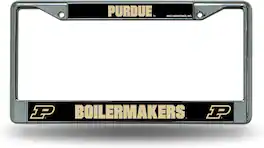 Rico Industries - Purdue Boilermakers Chrome Metal License Plate Frame - Multi