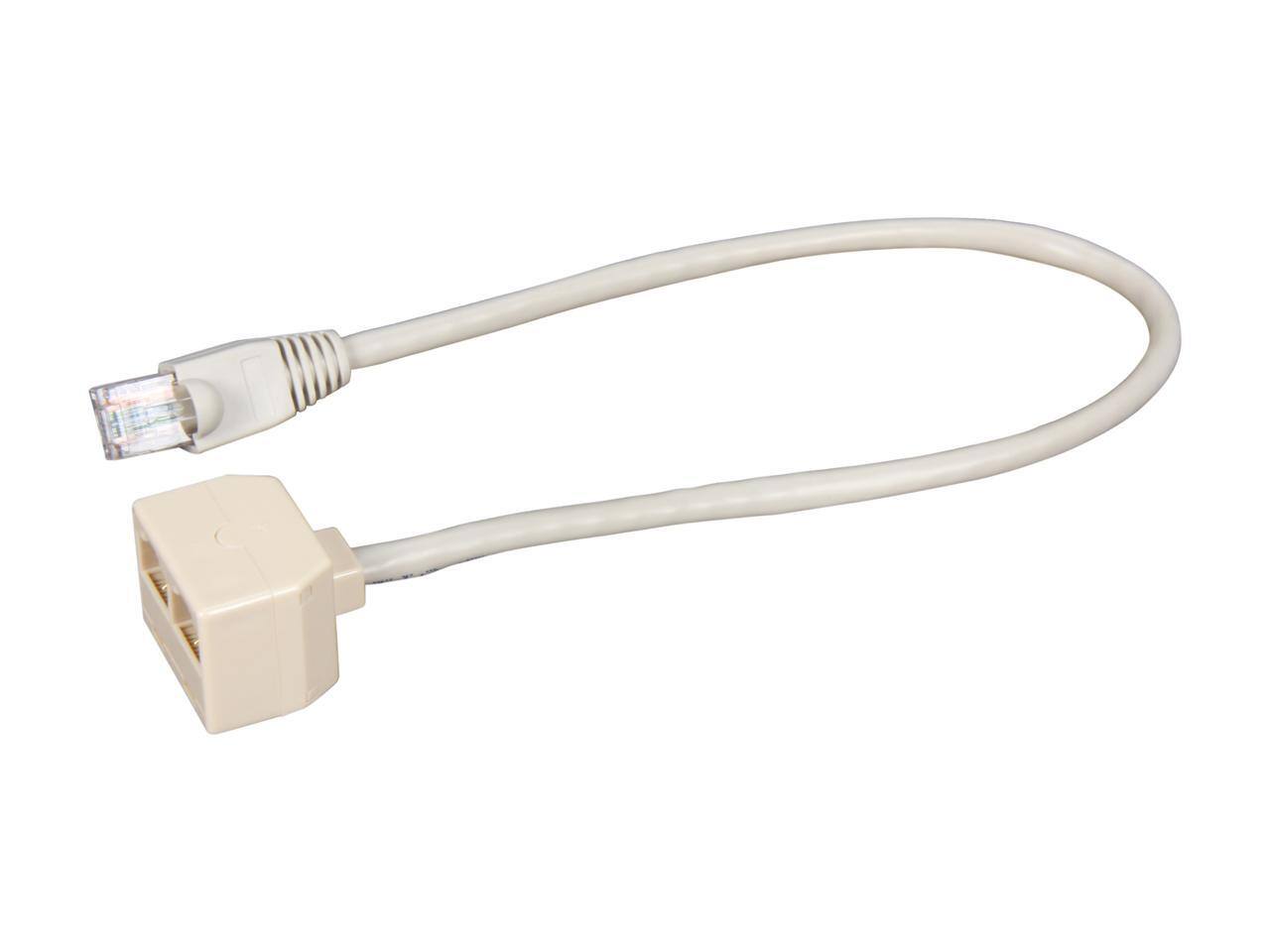 Alt View 1. StarTech.com - StarTech.com RJ45SPLITTER 2-to-1 RJ45 Splitter Cable Adapter - M/F.