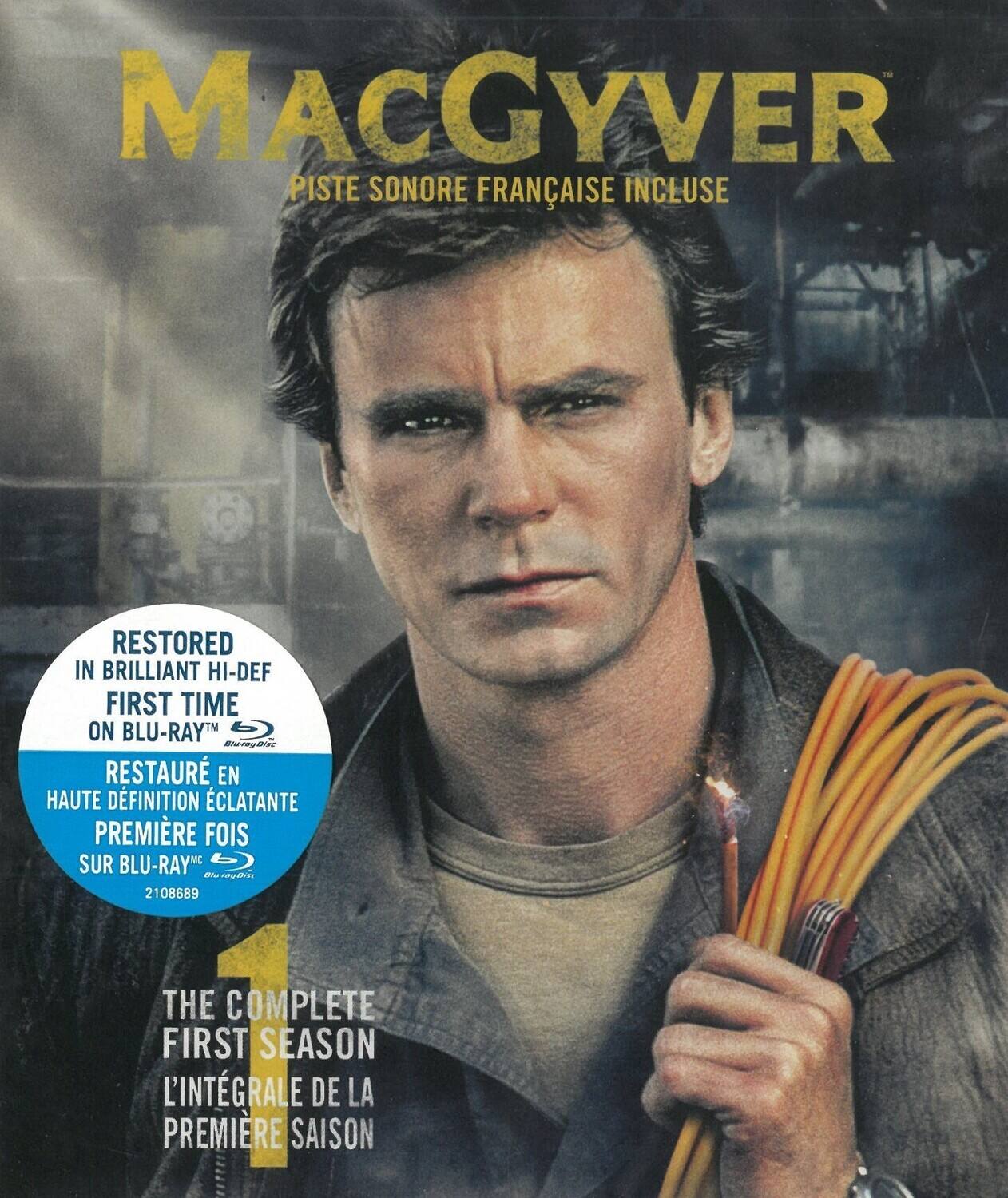 Front. MacGyver: The Complete First Season   - BLU-RAY.