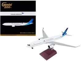 GeminiJets - Airbus A330-900 Commercial Aircraft Garuda Indonesia Tail Gemini 200 Series 1/200 Diecast Model Airplane - White with Blue