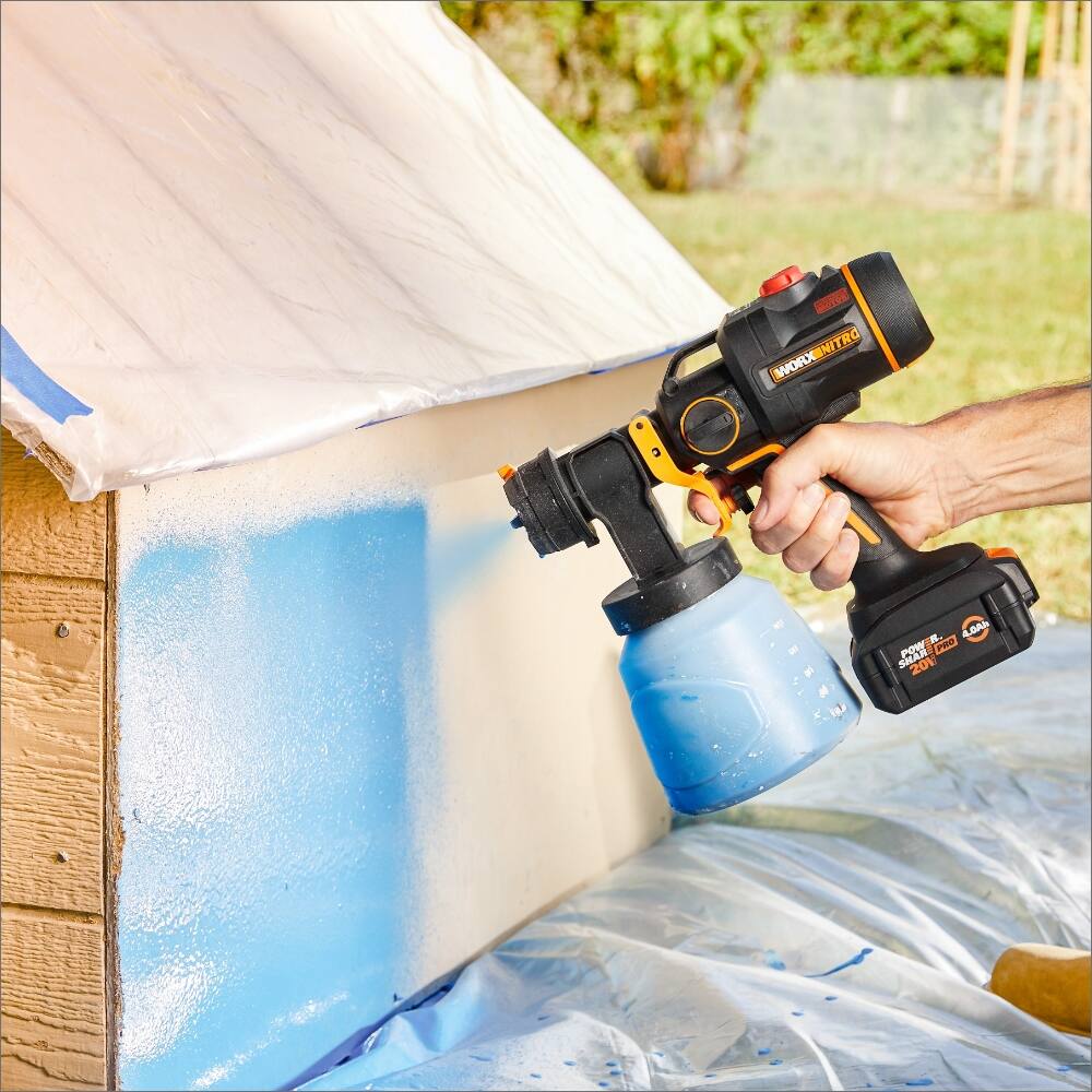 Alt View 12. WORX - 20V BL cordless paint sprayer.