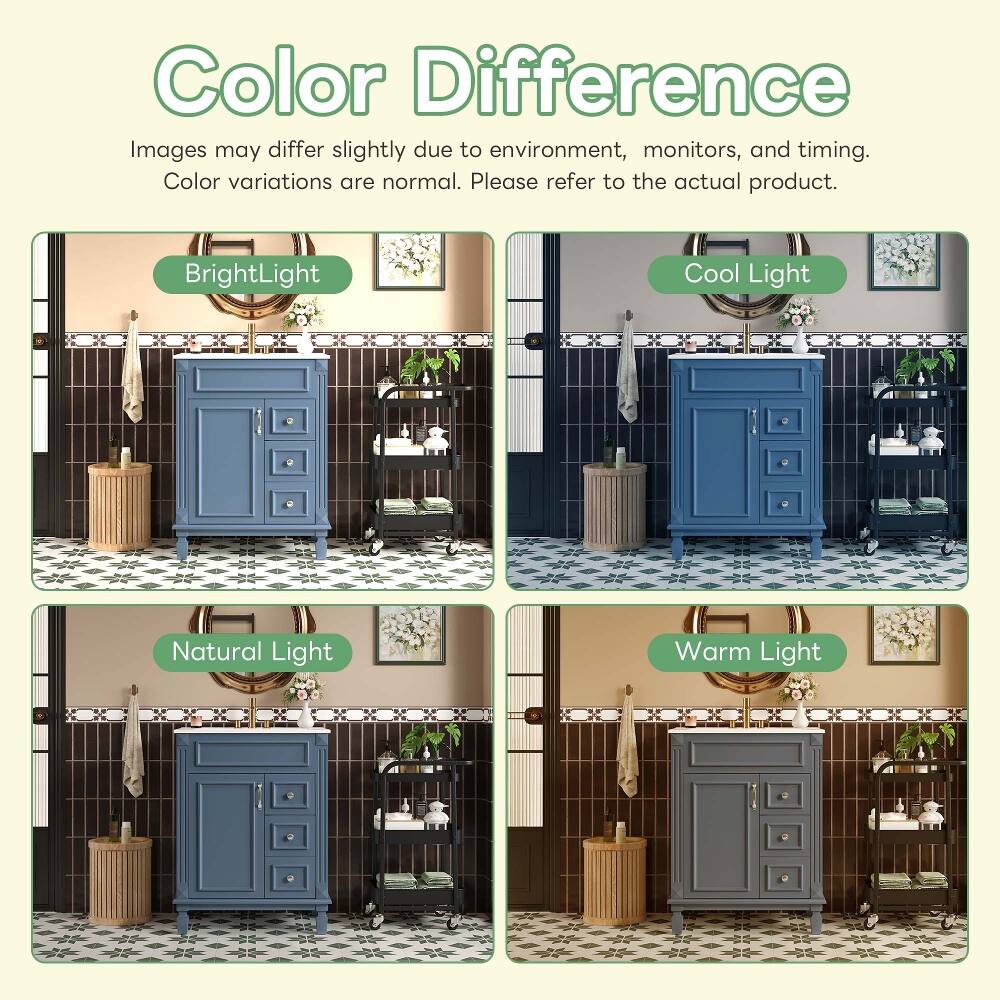 Color Difference  
Images may differ slightly due to environment, monitors, and timing. Color variations are normal. Please refer to the actual product.  

Bright Light  
Cool Light  
Natural Light  
Warm Light