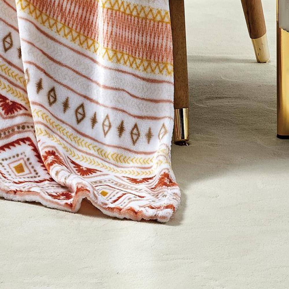 Alt View 2. Noble House - Aztec Sloth Micro plush Decorative Throw Blanket 50" X 60" Multi Color by Plazatex - Multicolor.