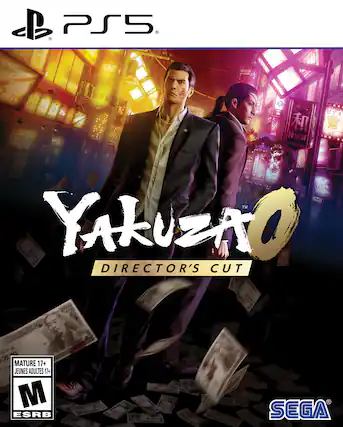 B PS5
Yakuza 0
DIRECTOR'S CUT
MATURE 17+
JEUNES ADULTES 17+
ESRB
SEGA - M (Mature 17+)