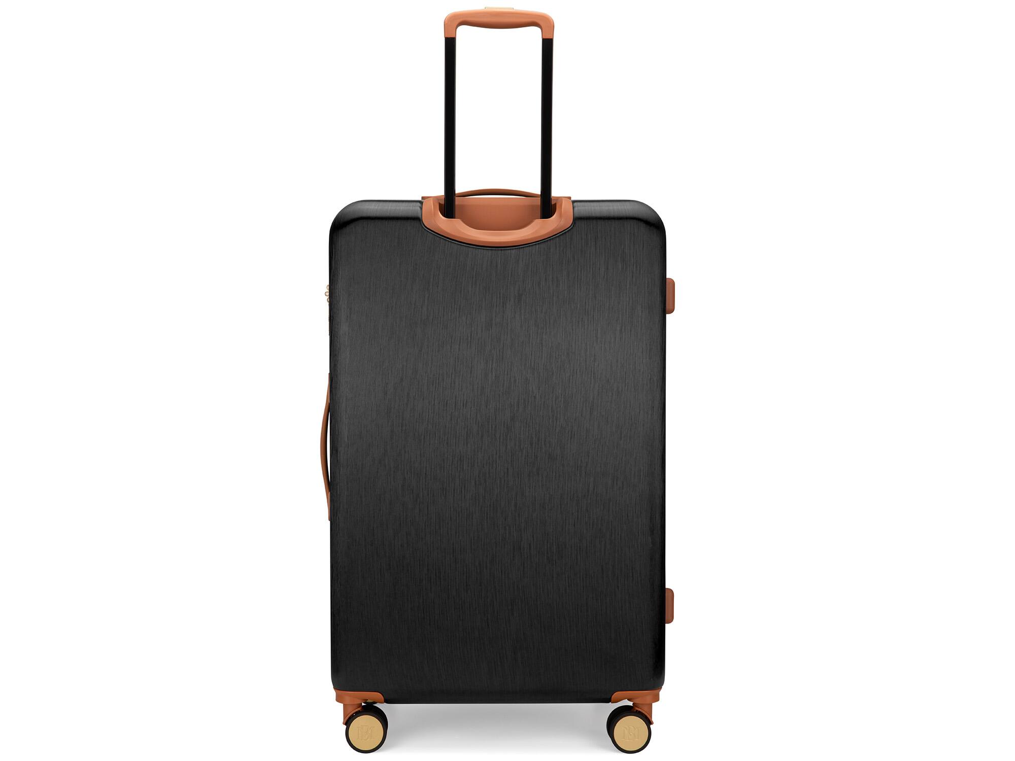 Alt View 4. Badgley Mischka - Badgley Mischka Grace 3 Piece Expandable Retro Luggage Set - Black - Black.