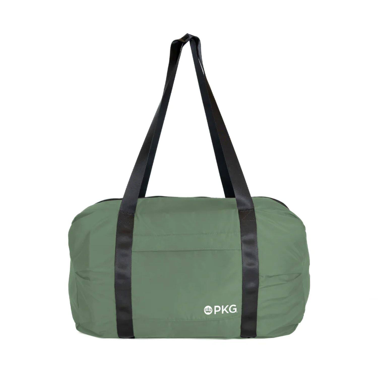 Back. PKG - Umiak Recycled Packable Duffle Bag - Green.