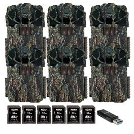Browning Trail Cameras - Browning Spec Ops Elite HP5 Ultra 46MP 1440p Trail Camera Bundle (6 Pack)