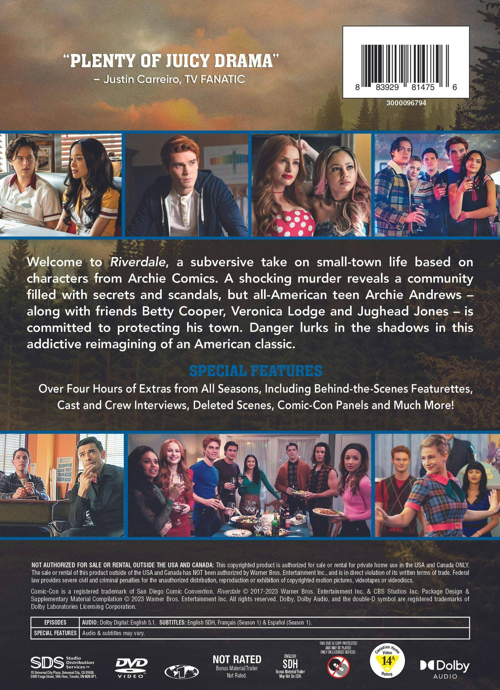 Back. Riverdale: The Complete Series (Box Set) [DVD].