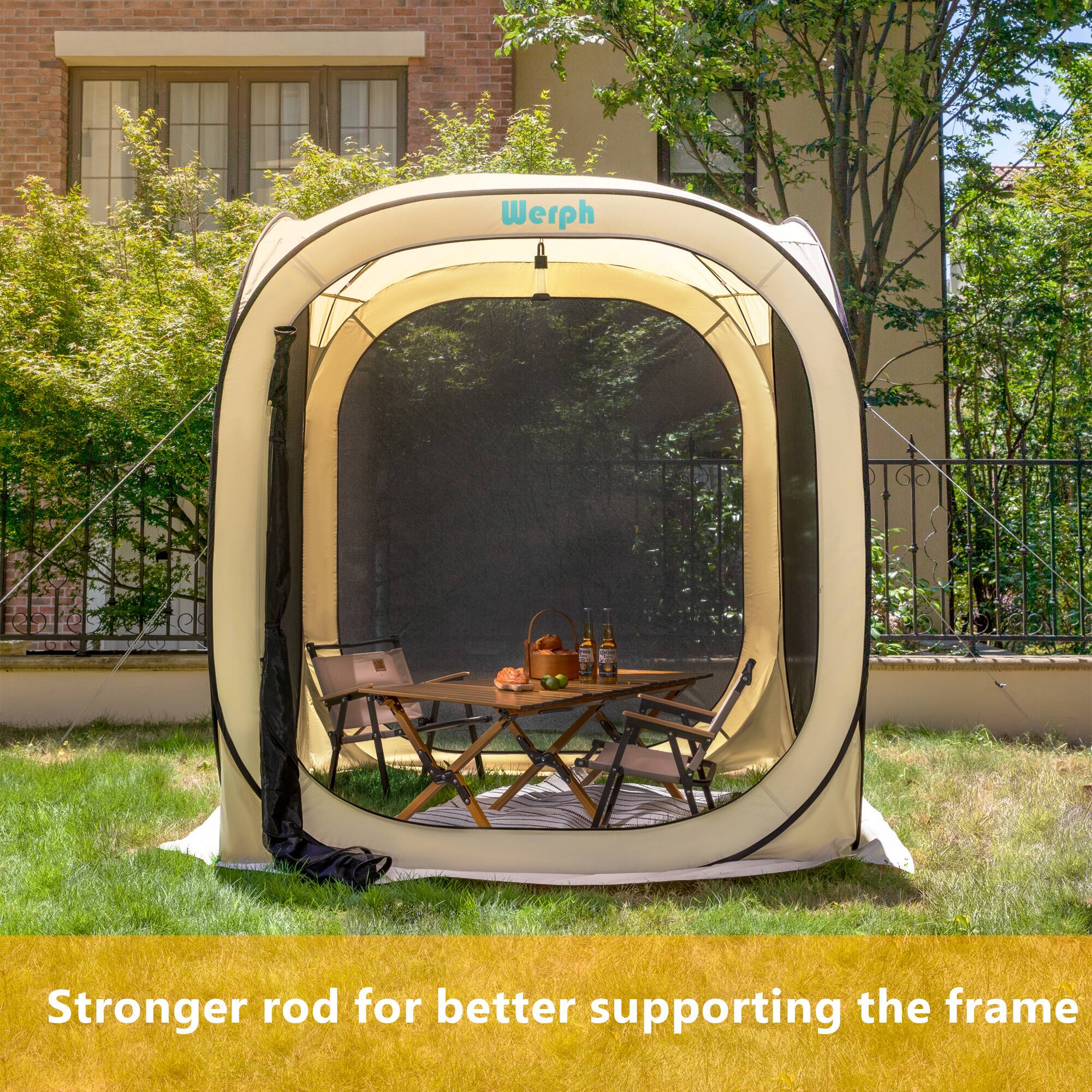 Stronger rod for better supporting the frame