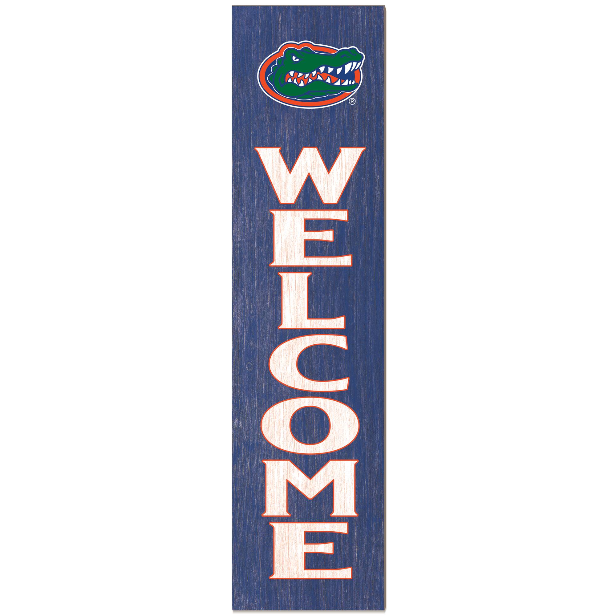 Florida Gators 12'' x 48'' Welcome Outdoor Leaner