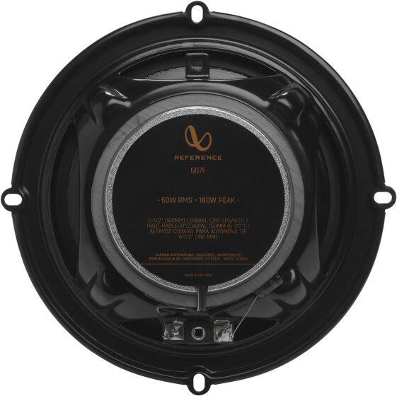 Infinity REF607F 6 1/2” Two way car audio speakers Black