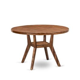 East West Furniture - Wood Modern Dining Table - Brown