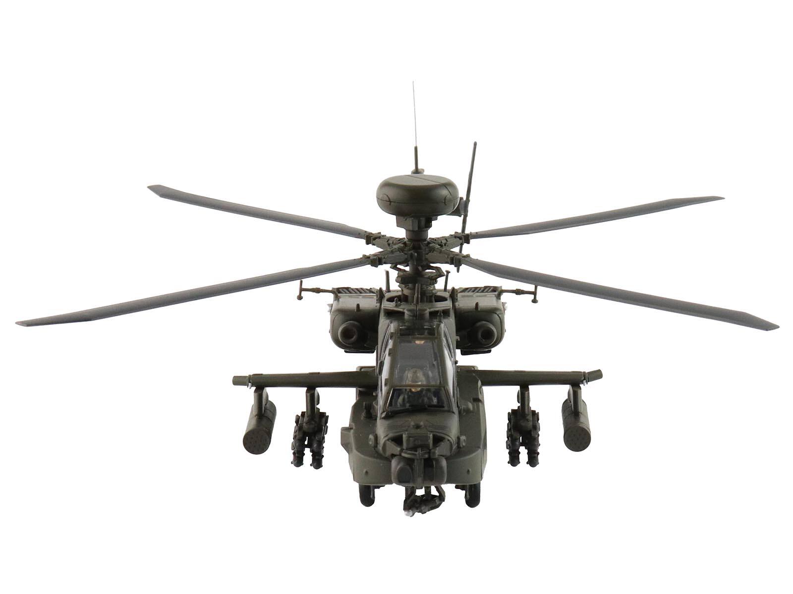 Back. Hobby Master - Boeing AH-64E Apache Guardian "12-09025 16th Combat Aviation Brigade" US Army "Air Power Series" 1/72 - Black.