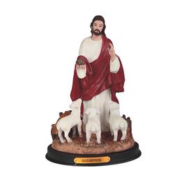 FC Design - 9"H Good Shepherd Holy Figurine Statue Office Desk Tabletop Home Decor Gift - Multi-Color