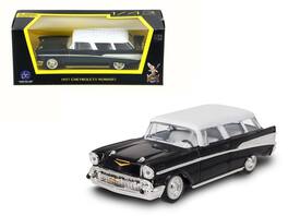 1957 Chevrolet Nomad Top 1/43 Diecast Model Car by Road Signature - Black with White
