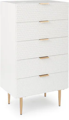Adore Decor - Jolie Tallboy Dresser - White