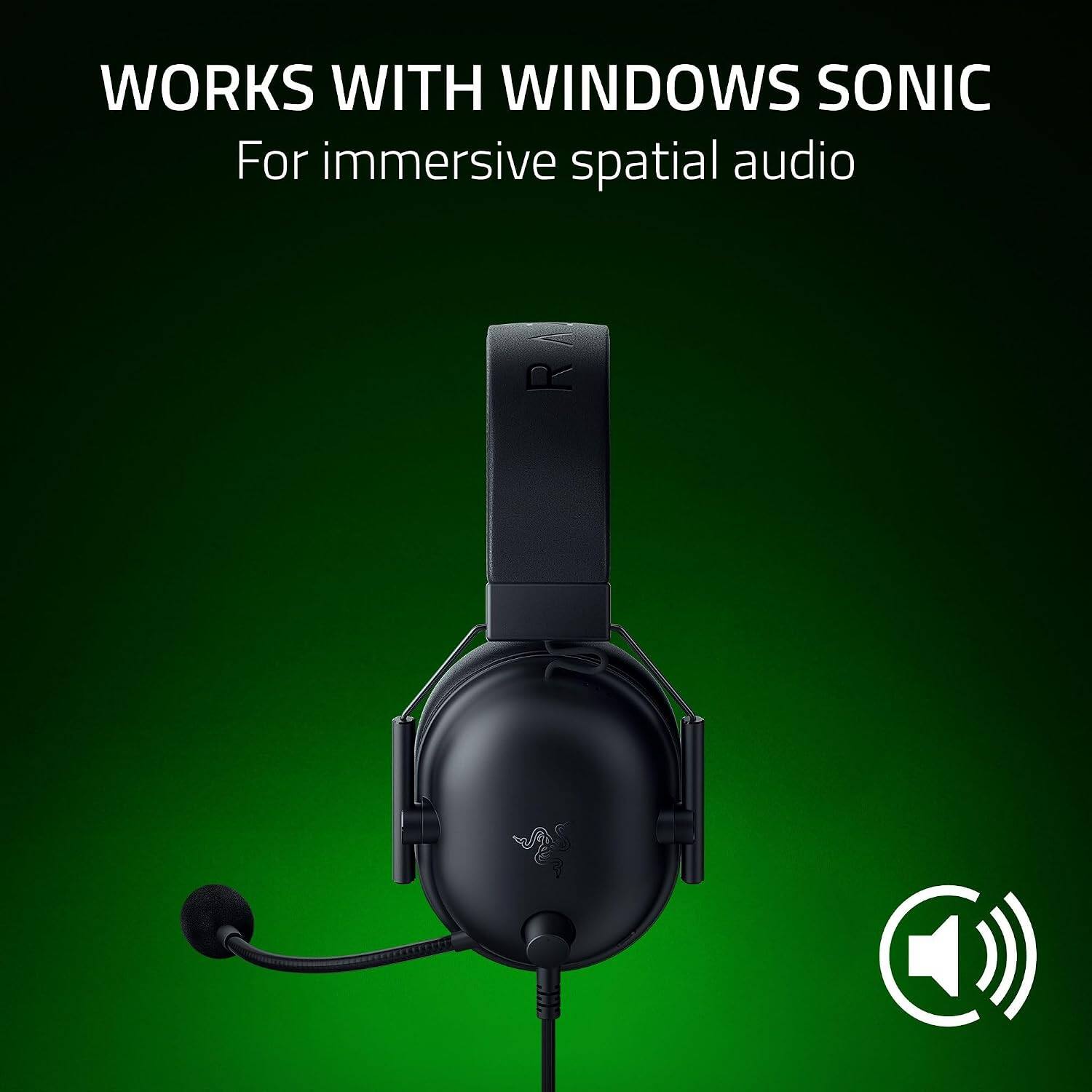 WORKS WITH WINDOWS SONIC  
For immersive spatial audio