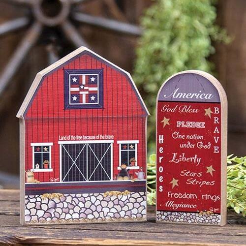 Land of the free because of the brave  
America  
God Bless  
Pledge  
One nation under God  
Heroes  
Liberty  
Stars & Stripes  
Freedom rings  
Allegiance