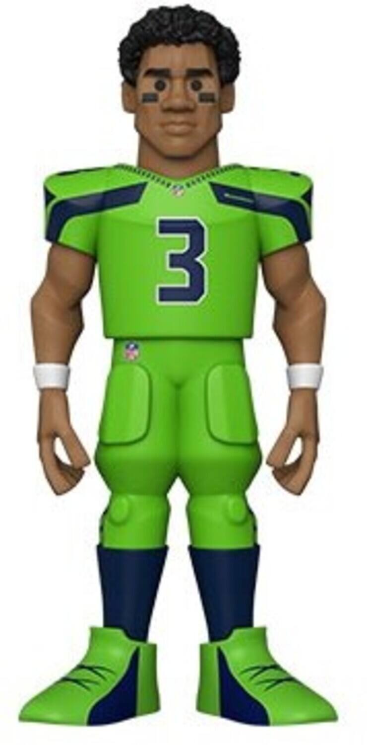 Alt View 3. Funko - FUNKO GOLD 12 NFL: Seahawks - Russell Wilson (Styles May Vary)   - Collectibles - Multicolor.