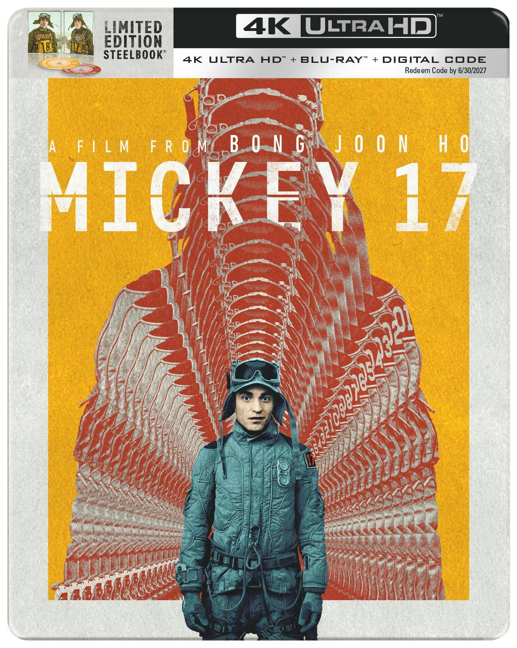 Angle. Mickey 17 (Steelbook)   - 4K Blu-Ray.