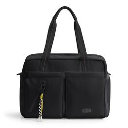 Bagsmart - Moss 30L Weekender Duffle Bag, Water-Resistant Overnight Bag with 15.6" Laptop Compartment for Travel & Commute - Black