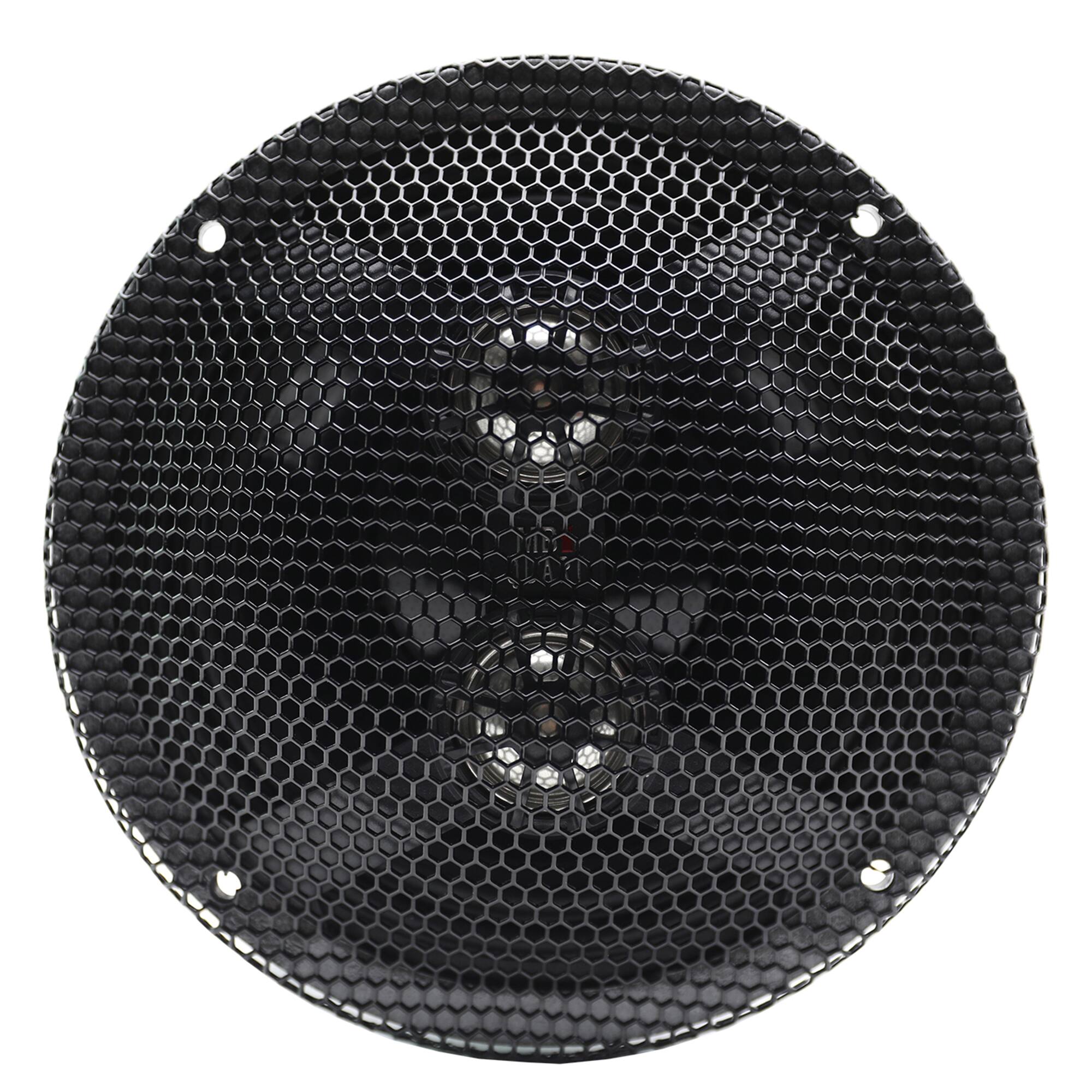 Alt View 4. MB Quart - MB Quart 6.5" 3-Way Coaxial Speakers,14-23 Harley Davidson Street & Ultra Glide - Black.