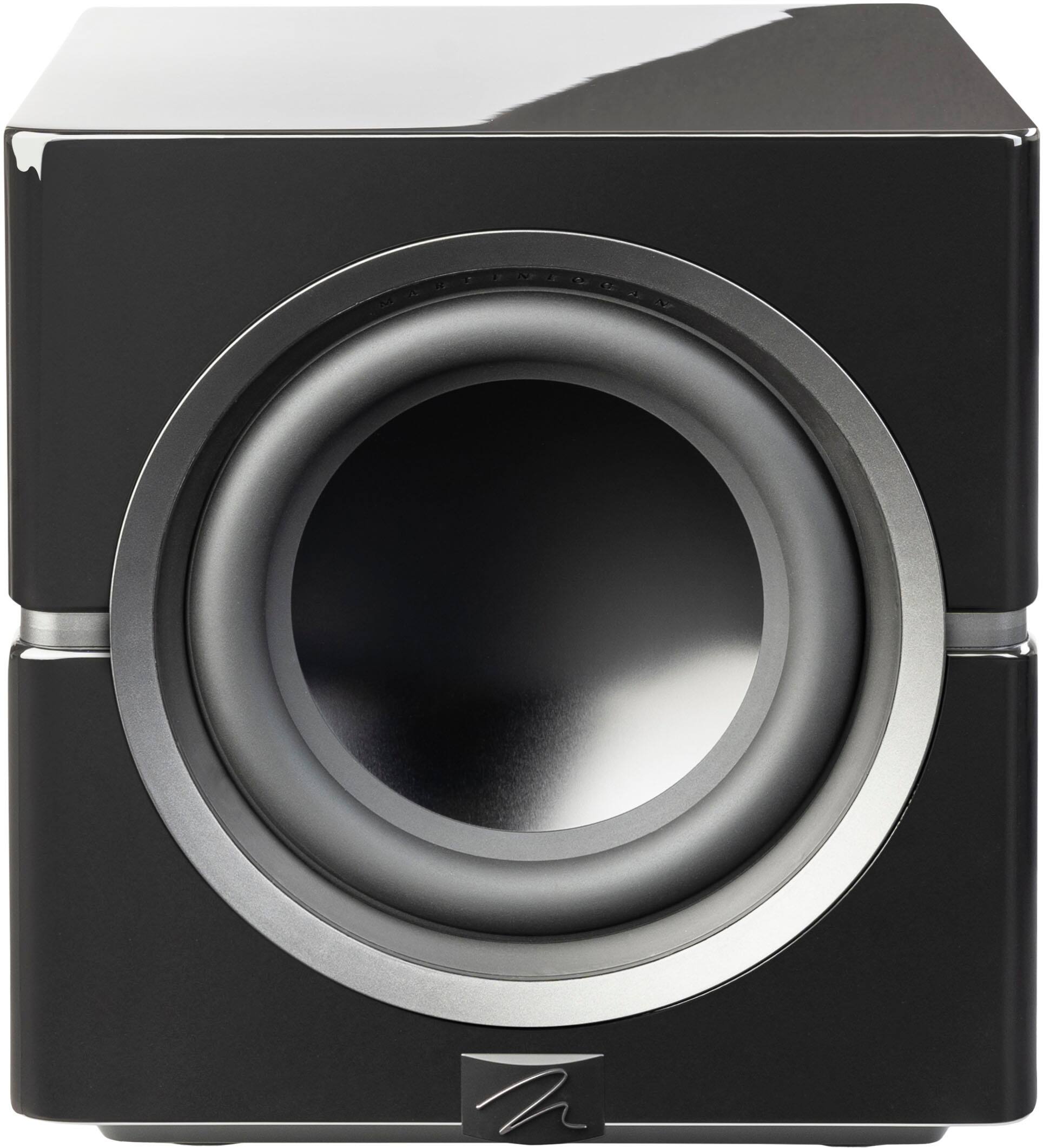 Alt View 11. MartinLogan - Dynamo 10, 10” Sealed, Powered Subwoofer, with Magnitude MT-1kW Amplifier, Sub Control App, and Wireless Built-In - Gloss Black.