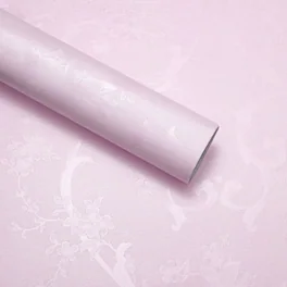 Unique Bargains - Vintage Floral Wallpaper, 23.6x197 Self-Adhesive Vinyl Waterproof Peony Peel & Stick Contact for Bedroom/Bathroom - Peony Pattern-Pink