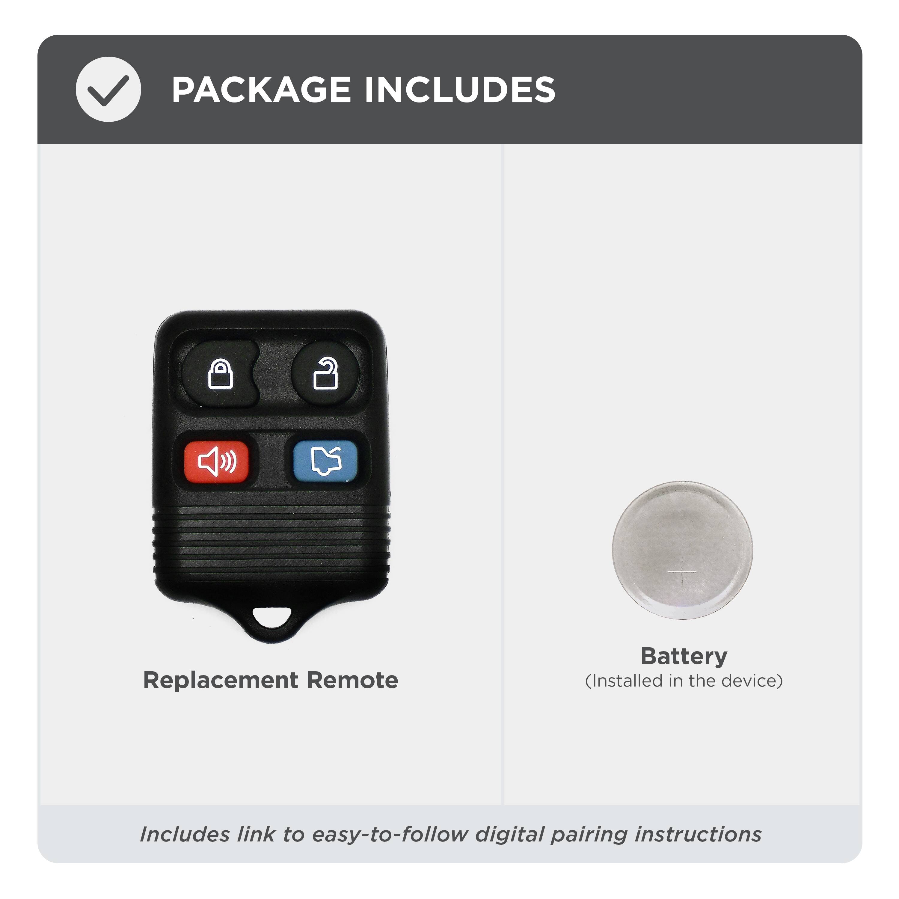 PACKAGE INCLUDES

- Replacement Remote
- Battery (Installed in the device)

Includes link to easy-to-follow digital pairing instructions
