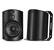 Front. Polk Audio - Atrium Series 4-1/2" Outdoor Loudspeakers (Pair) - Black.