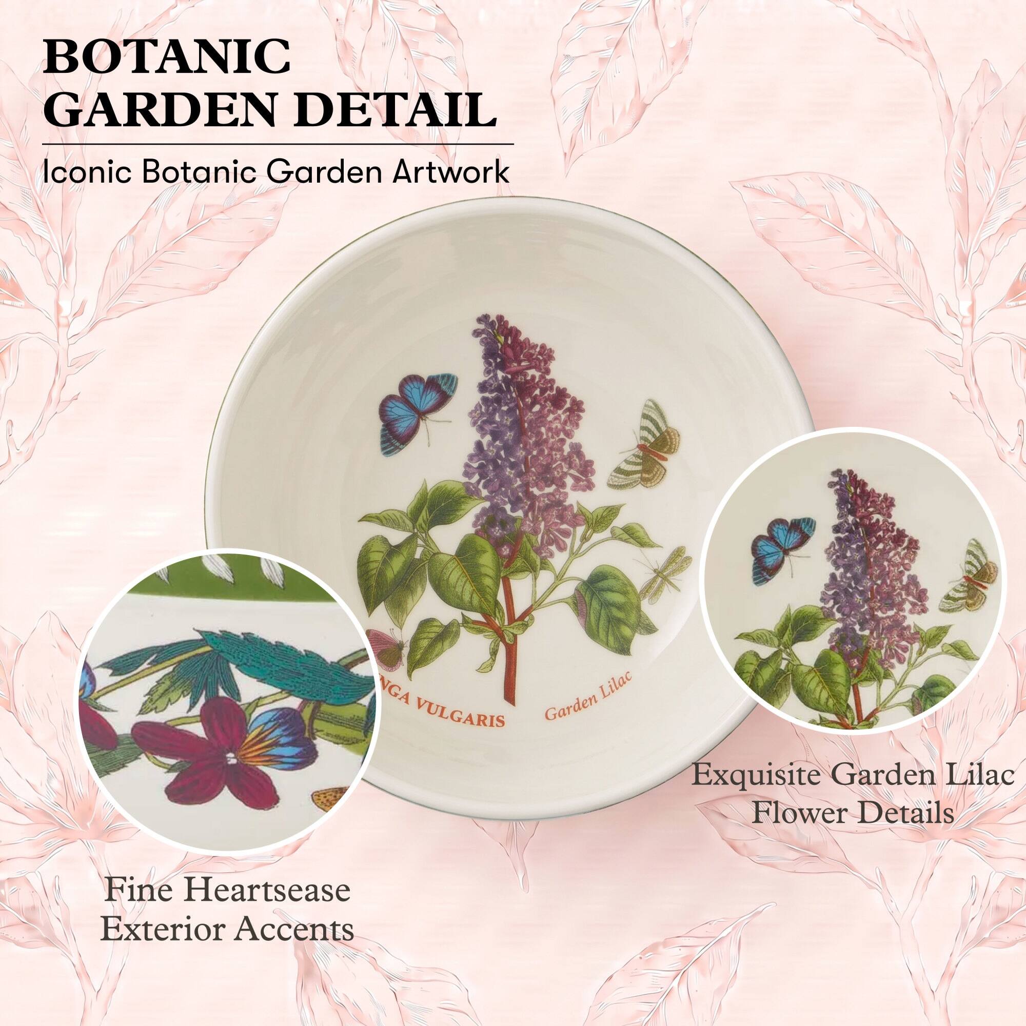 BOTANIC GARDEN DETAIL  
Iconic Botanic Garden Artwork

NGA Lilac VULGARIS Garden  
Exquisite Garden Lilac Flower Details

Fine Heartsease Exterior Accents