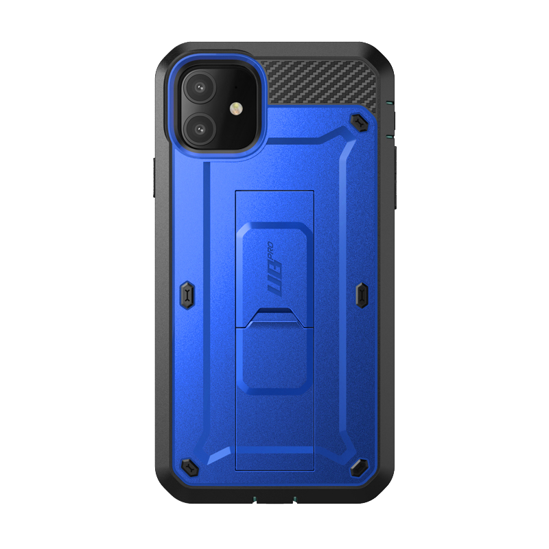 SUPCASE - Unicorn Beetle Pro Rugged Holster Case for iPhone 11 – Full-Body Protection with Kickstand & Belt Clip - Dark Blue