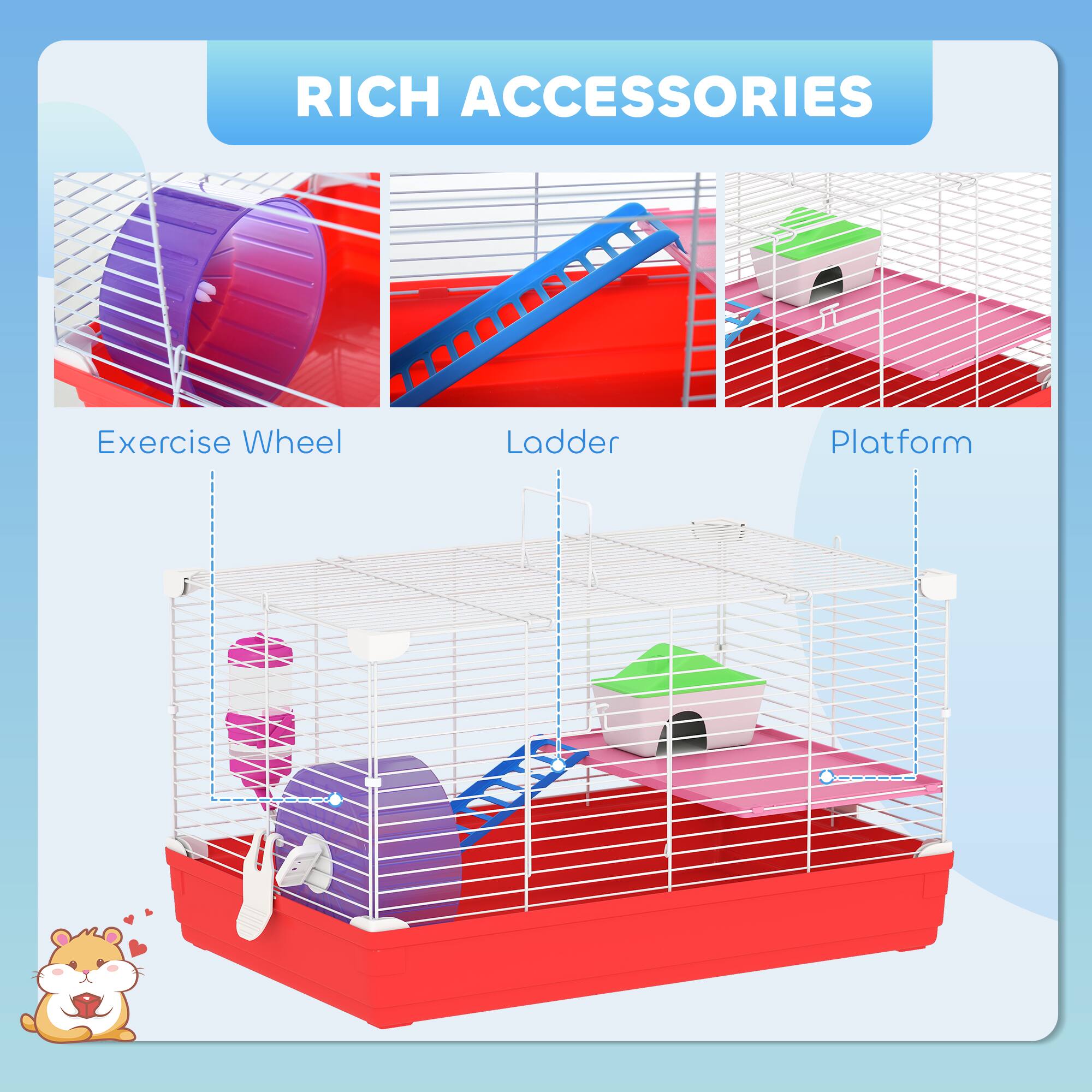RICH ACCESSORIES

Exercise Wheel  
Ladder  
Platform