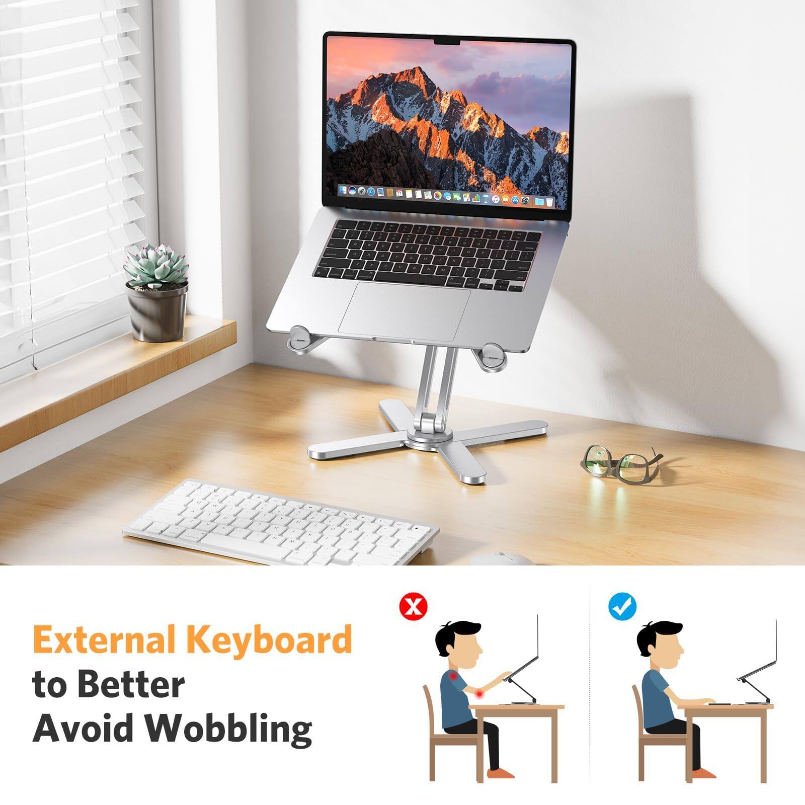 External Keyboard to Better Avoid Wobbling