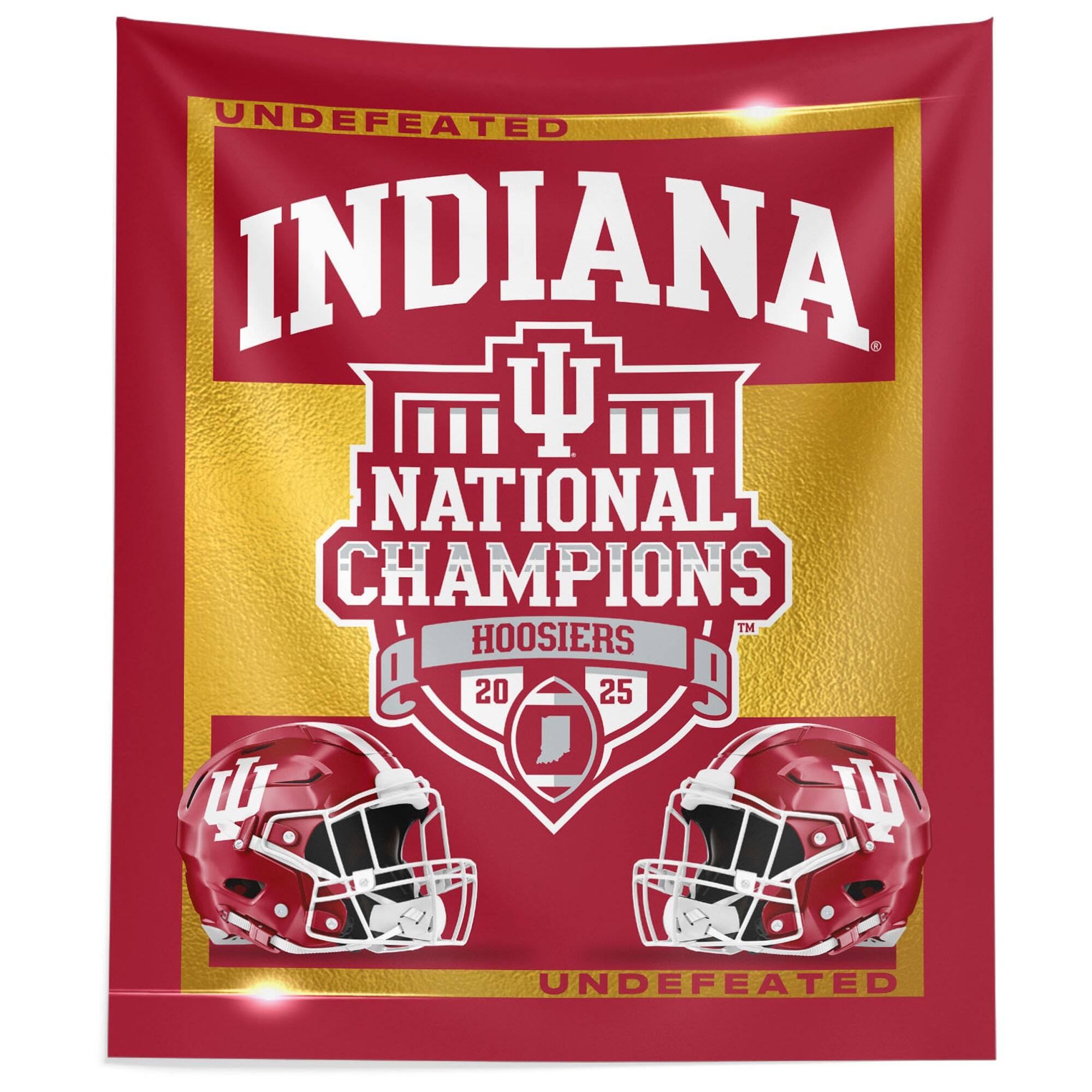 UNDEFEATED INDIANA NATIONAL CHAMPIONS HOOSIERS 2025 UNDEFEATED