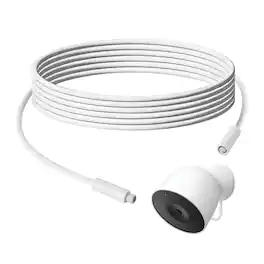 Wasserstein - 5.5m cable accessory for Google Nest camera (Wired, 2nd Gen) - 1 pack - White