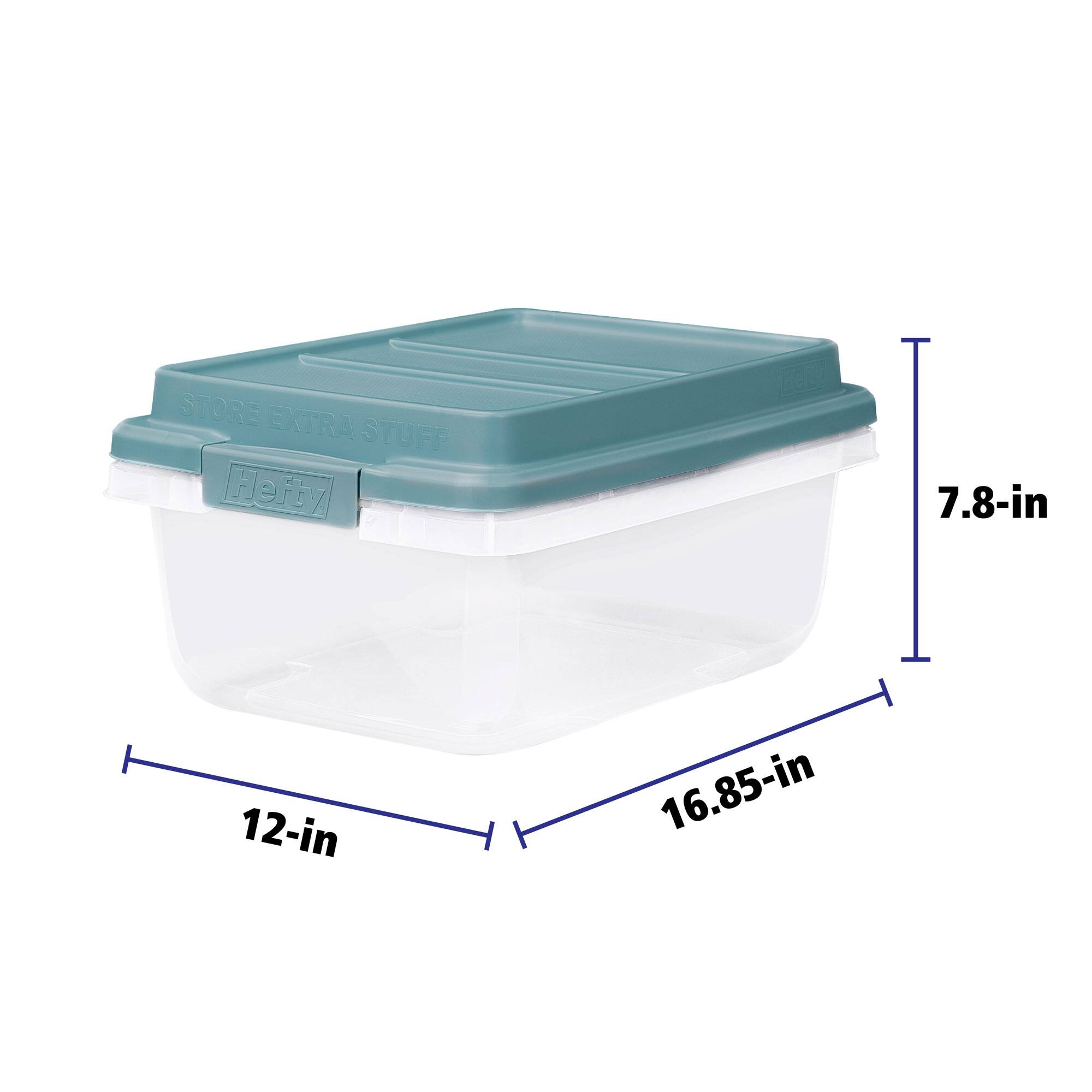 STORE EXTRA STUFF  
Hefty  
7.8-in  
12-in  
16.85-in