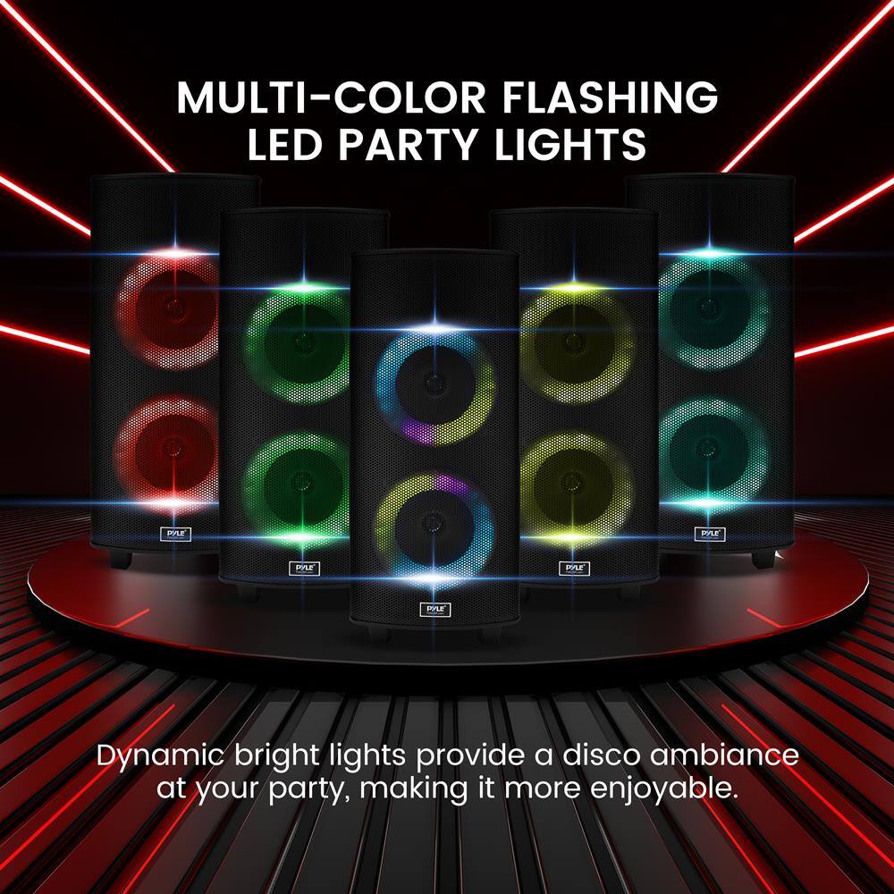 MULTI-COLOR FLASHING LED PARTY LIGHTS

Dynamic bright lights provide a disco ambiance at your party, making it more enjoyable.