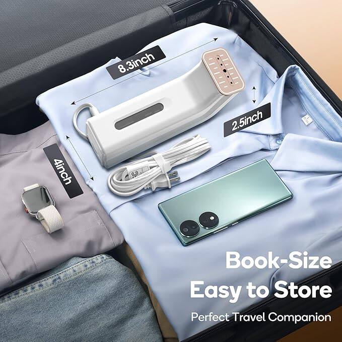 8.3 inch 4 inch 2.5 inch Book-Size Easy to Store Perfect Travel Companion