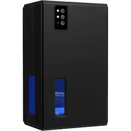 Cluzine - Compact Dehumidifier for 1000 sq.ft with 95oz Tank, 7-Color Light & 2 Working Modes