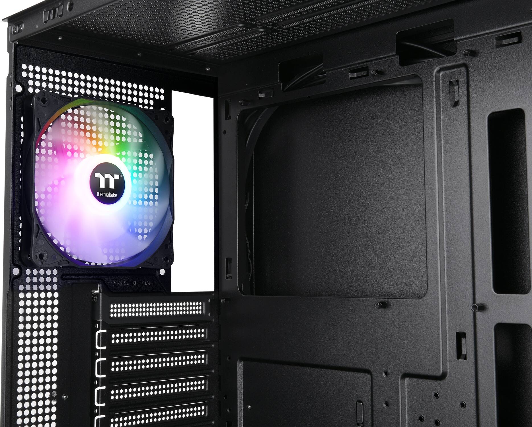 Alt View 23. Thermaltake - View 270 Plus TG ARGB Mid Tower E-ATX PC Case - Black.