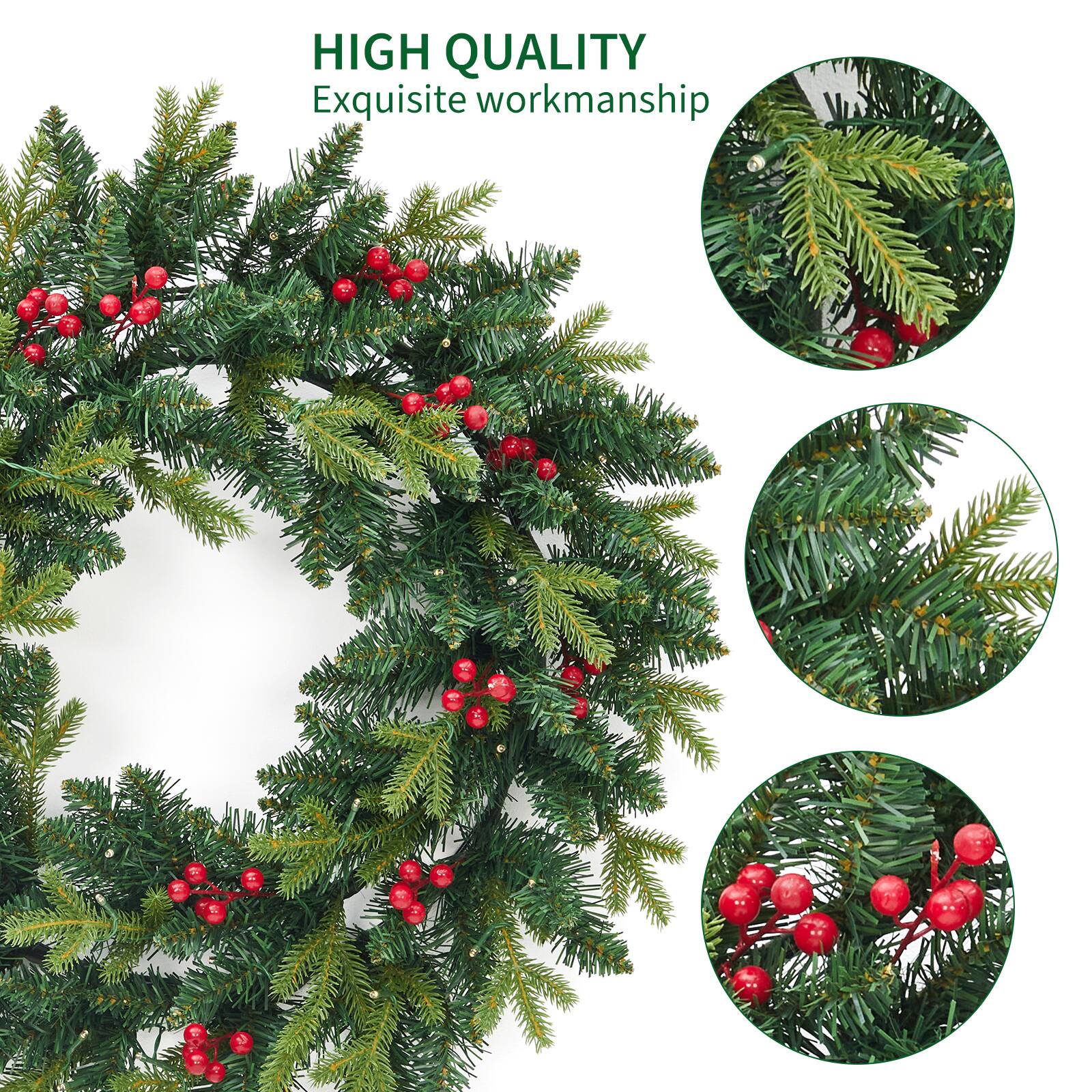 HIGH QUALITY  
Exquisite workmanship