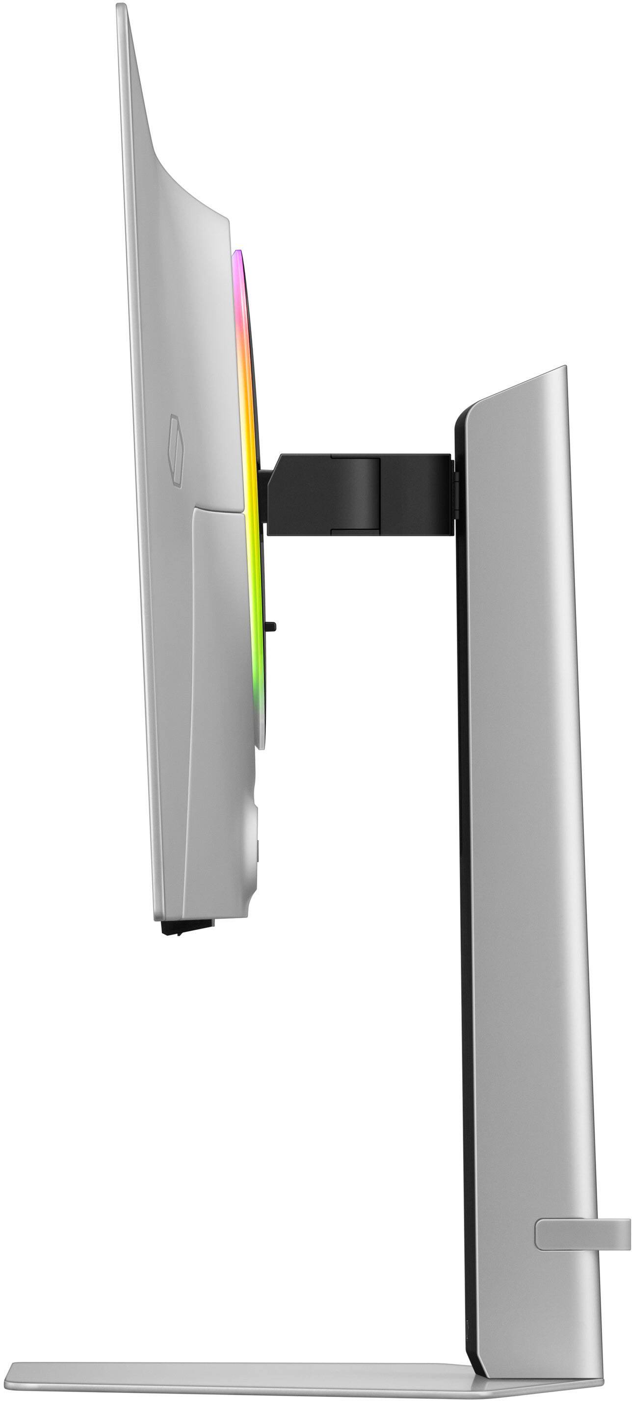 Alt View 24. Samsung - 27" Odyssey OLED G6 (G60SF) QHD 500Hz 0.03ms GSync Compatible and FreeSync Prem Pro Gaming Monitor with HDR 500 - Silver.