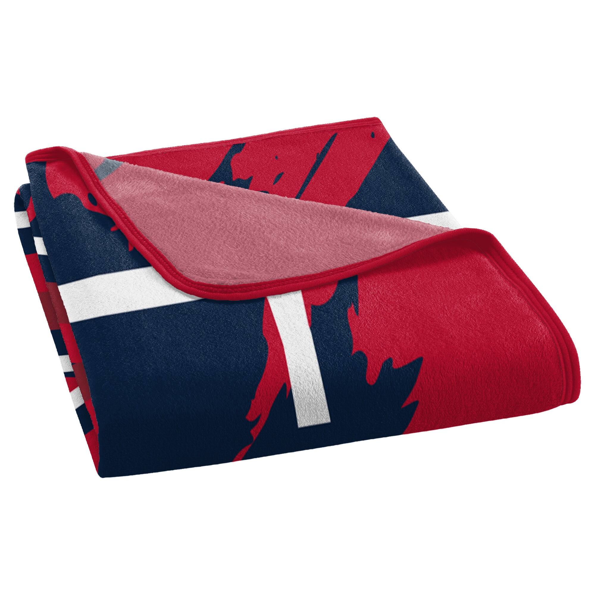 Alt View 3. Northwest - Los Angeles Angels 46" x 60" Dimensional Micro Raschel Plush Throw Blanket - Red.