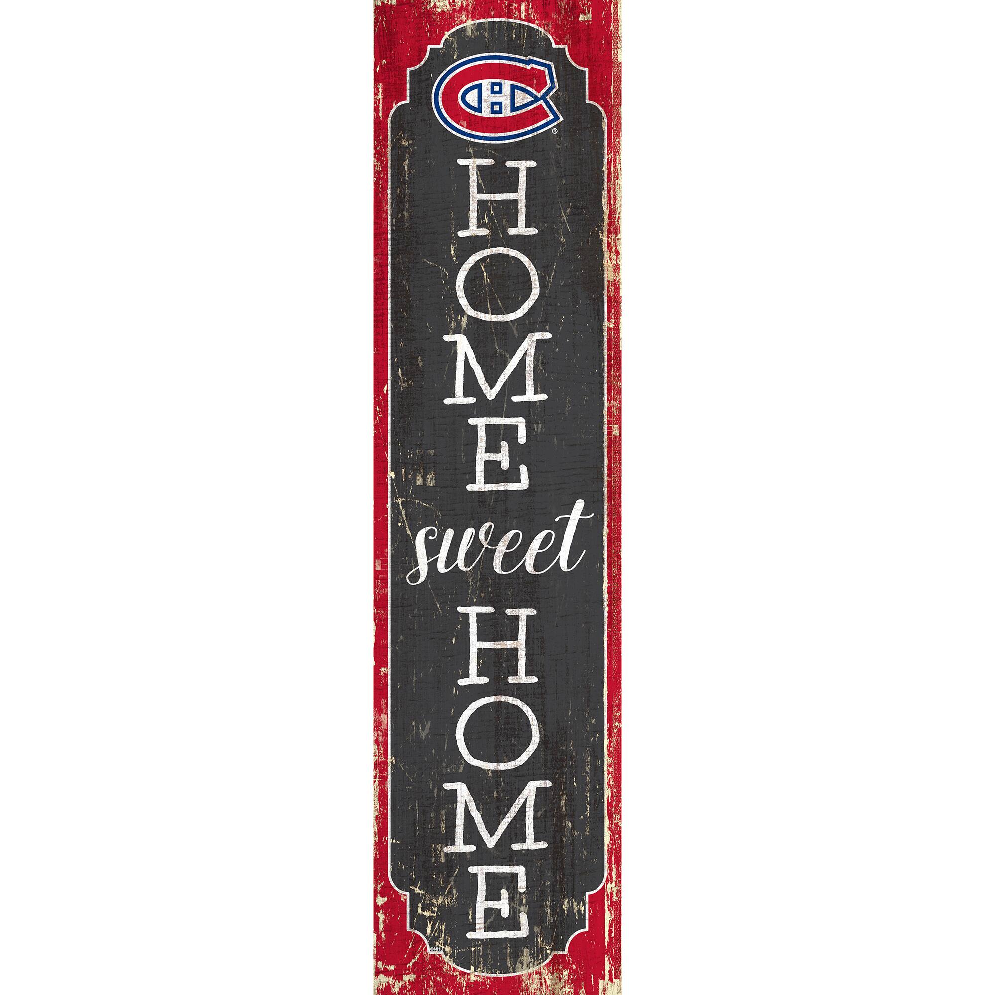 Montreal Canadiens 24" Home Sweet Home Leaner Sign