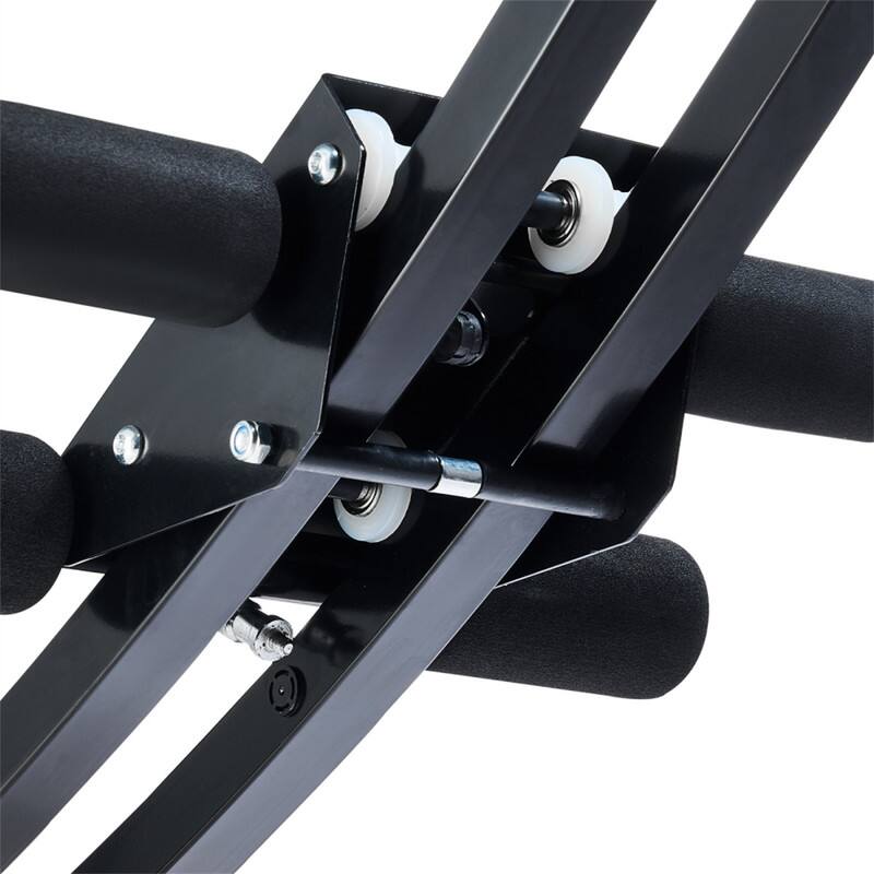 Alt View 1. HTUTWOO - AB Workout Machine - Home Gym Core Abdominal Trainers, Adjustable Exercise Equipment, Full Body Strength Training, Black - Black.