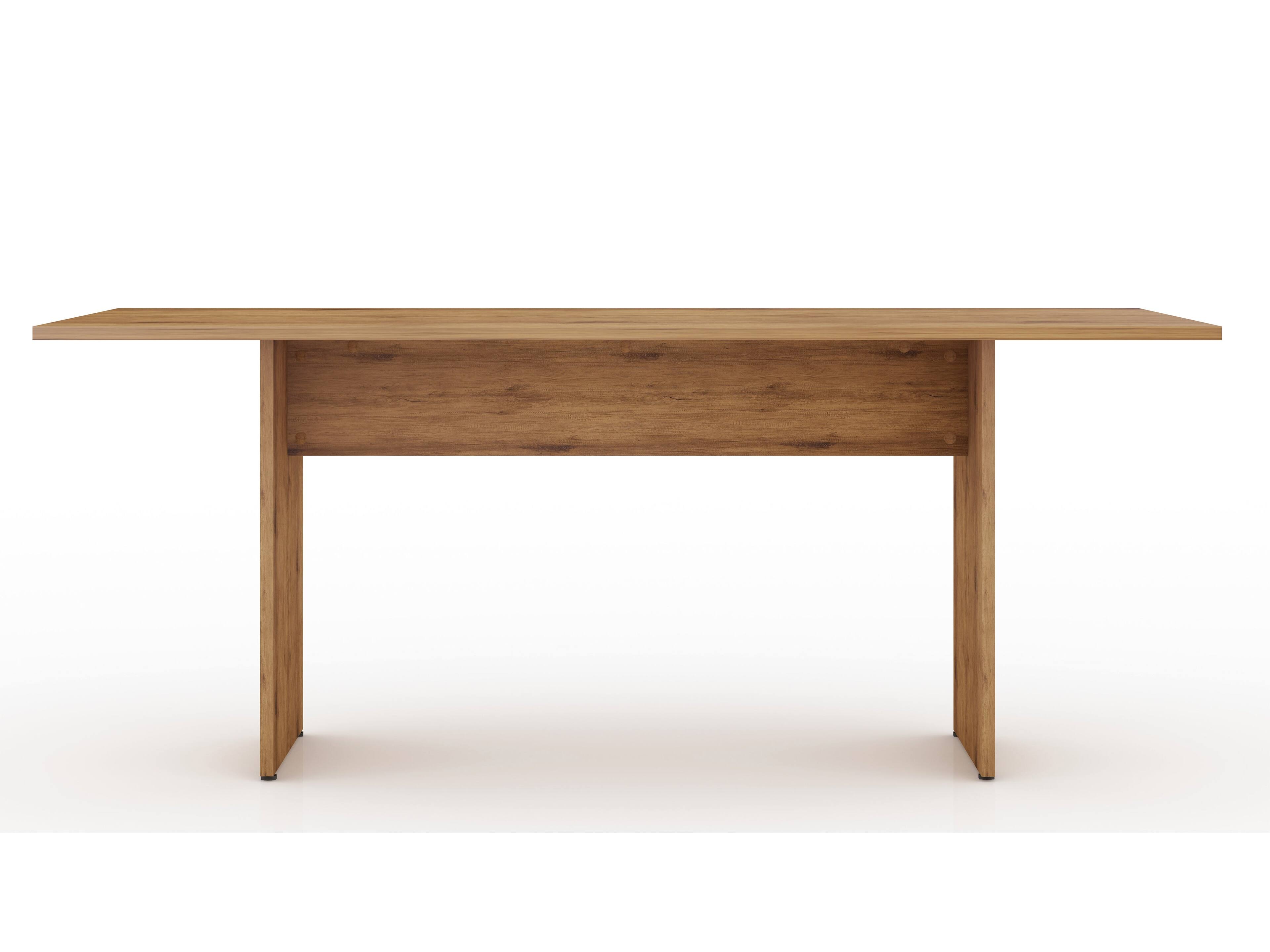 Alt View 2. Manhattan Comfort - Nomad Modern 68" Dining Table - Natural.