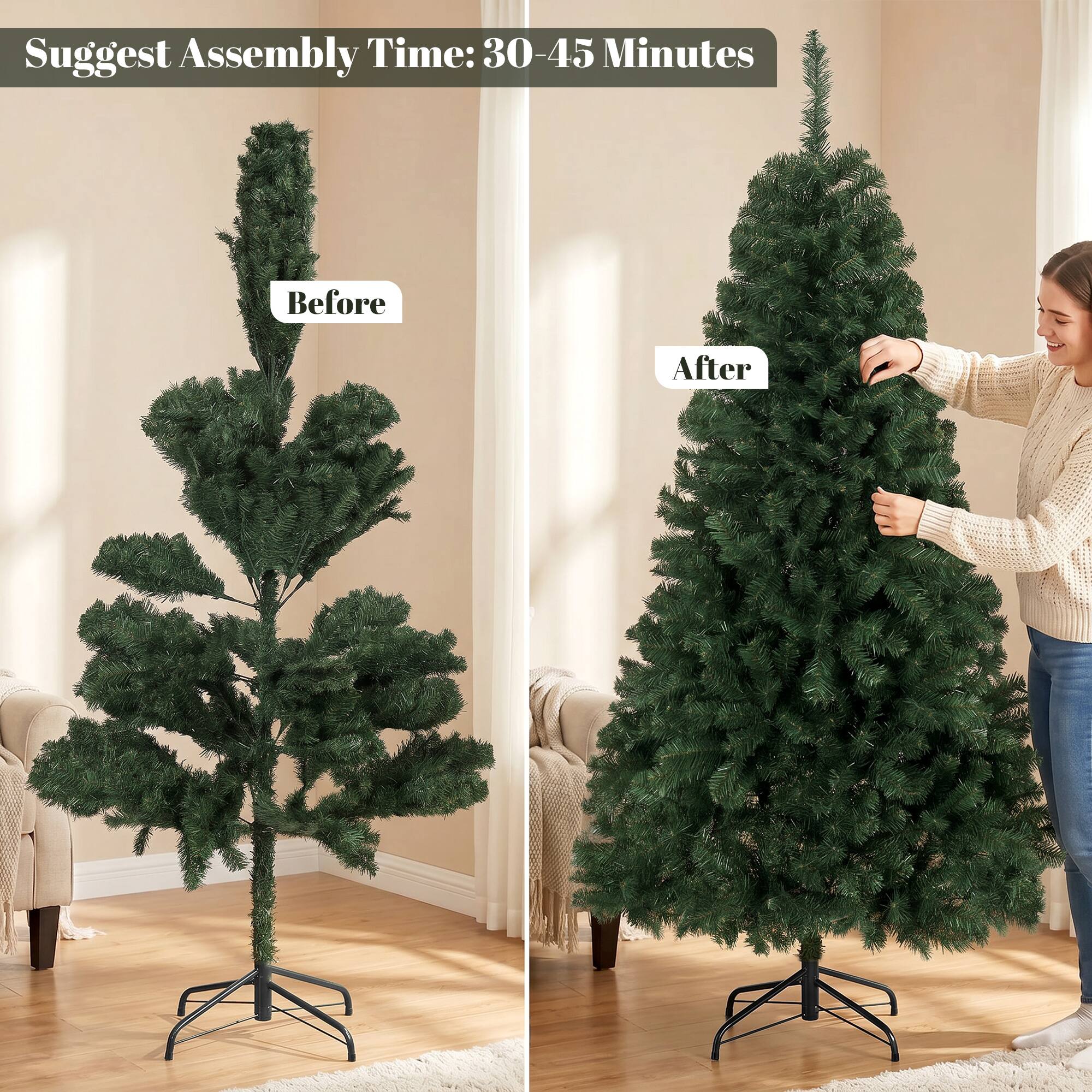 Suggest Assembly Time: 30-45 Minutes

Before

After