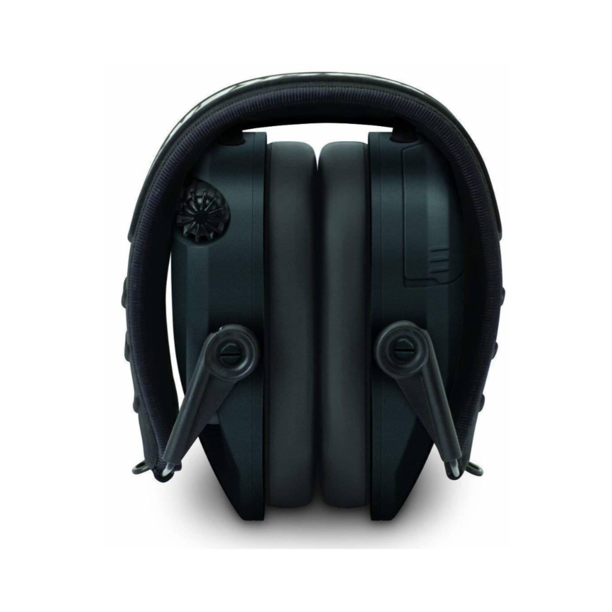 Left. Walker’s - Walker's Razor Slim Electronic Muff (Black) with Shooting Glasses and Hard Case - Black.